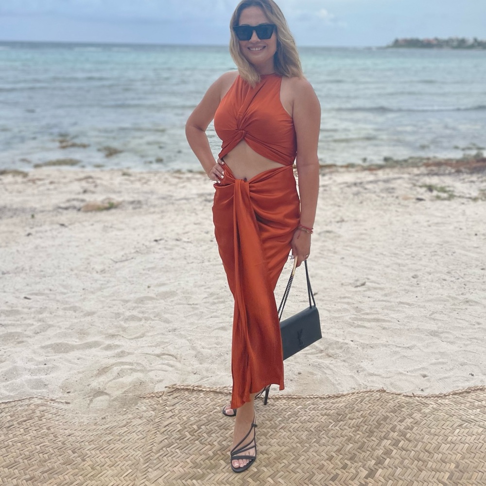 Beautiful bronze dress, used only one time